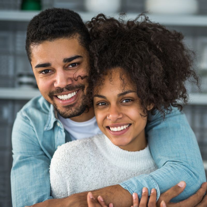 A couple enjoying relief thanks to dry eye treatment