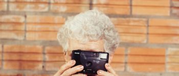 elderly lady with camera - do I have glaucoma?